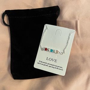 Peas in a pod necklace